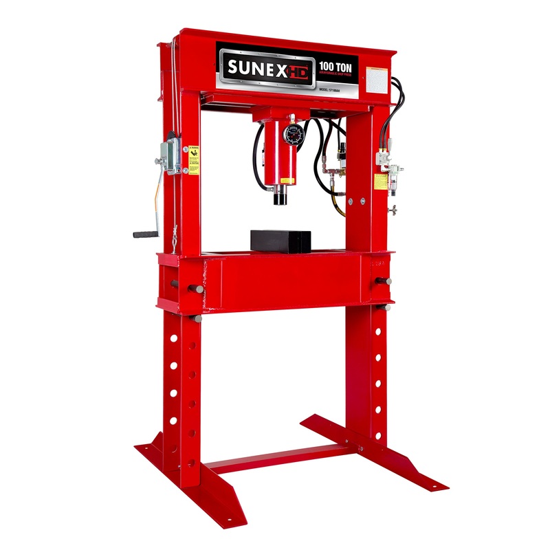 100 Ton Press with Air/Hydraulic Pump FREIGHT EXTRA SX-57100AHA