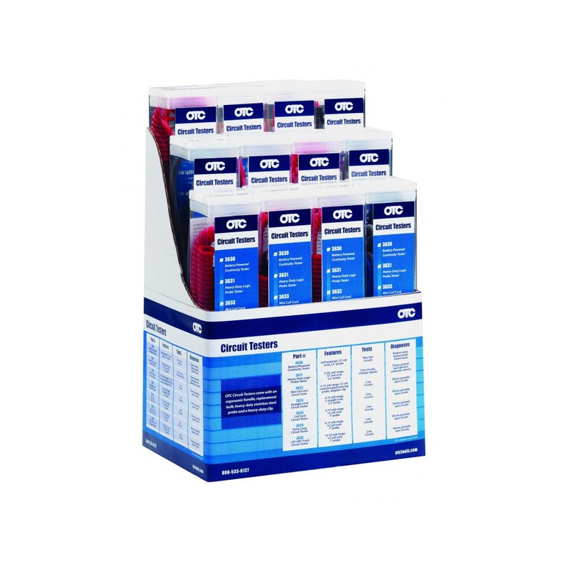 12-PACK CIRCUIT TESTER DISPLAY OTC-3644