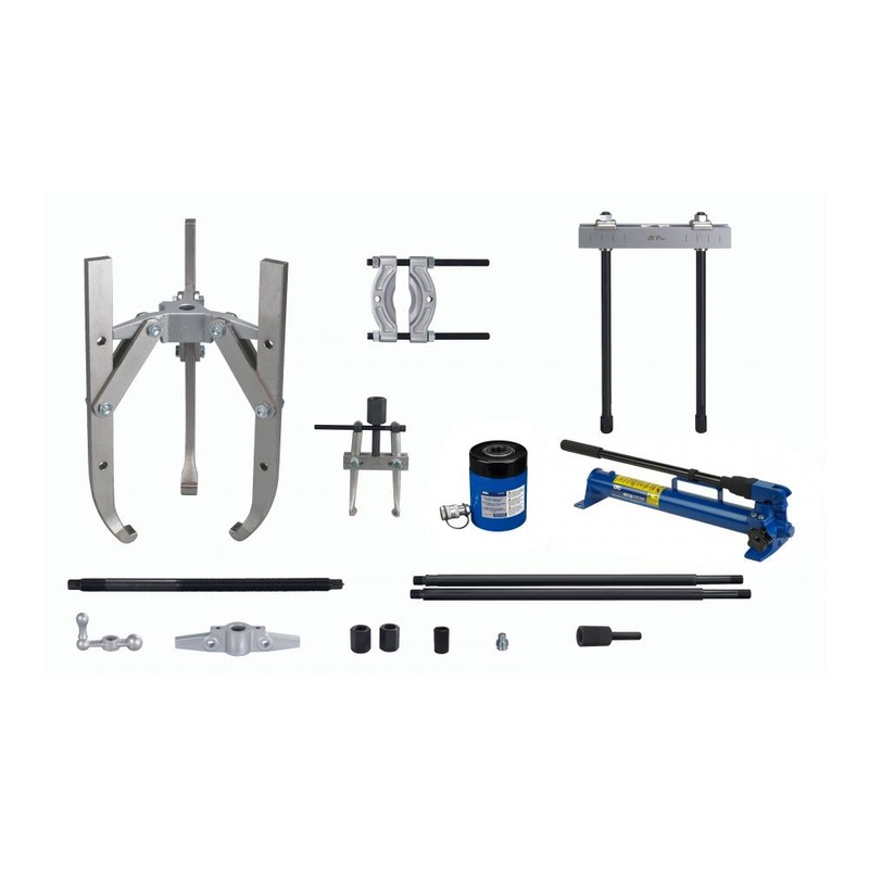 17-1/2 TON HYDRAULIC PULLER SET