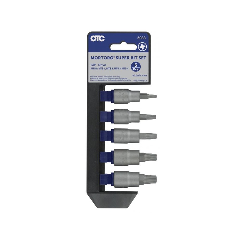 5 PIECE MORTORQ BIT SOCKETS OTC-5933