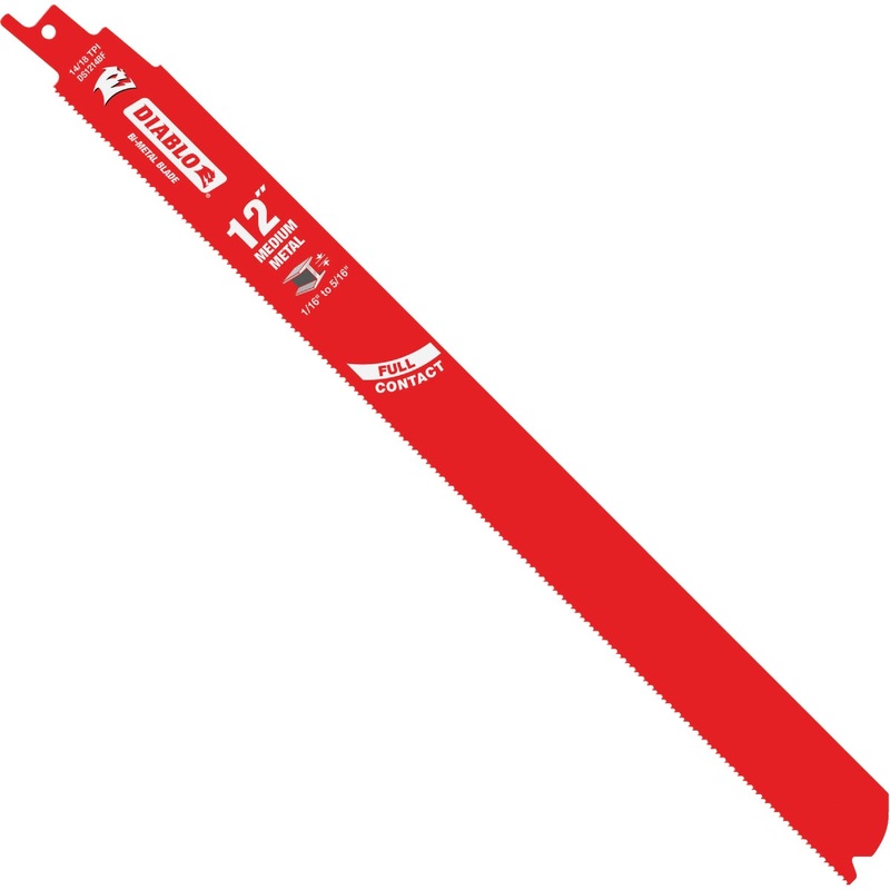 Diablo  12 In. 14/18 TPI Bi-Metal Medium Metal Reciprocating Saw Blade (2-Pack)