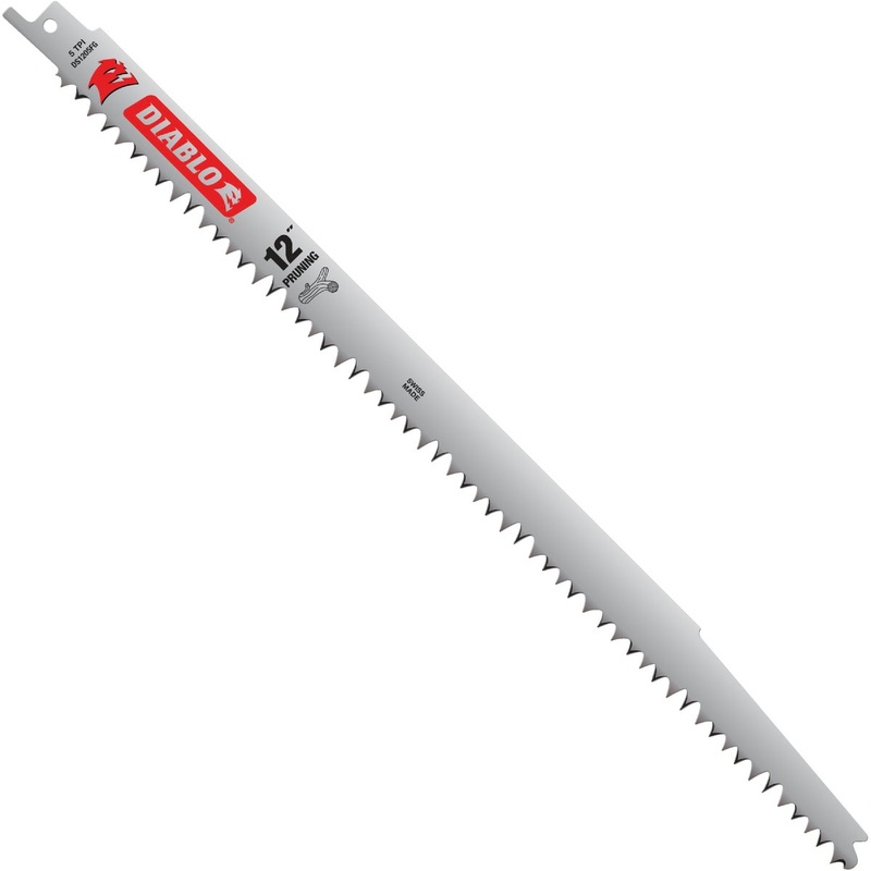 Diablo 12 In. 5 TPI Fleam Ground Pruning Reciprocating Saw Blade