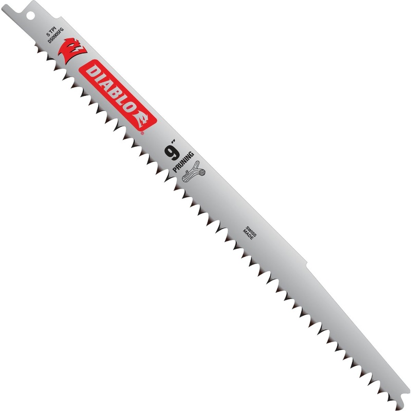 Diablo 9 In. 5 TPI Fleam Ground Pruning Reciprocating Saw Blade