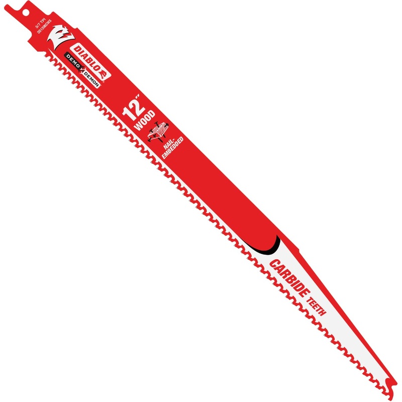 Diablo Demo Demon 12 In. 6 TPI Carbide Reciprocating Saw Blade