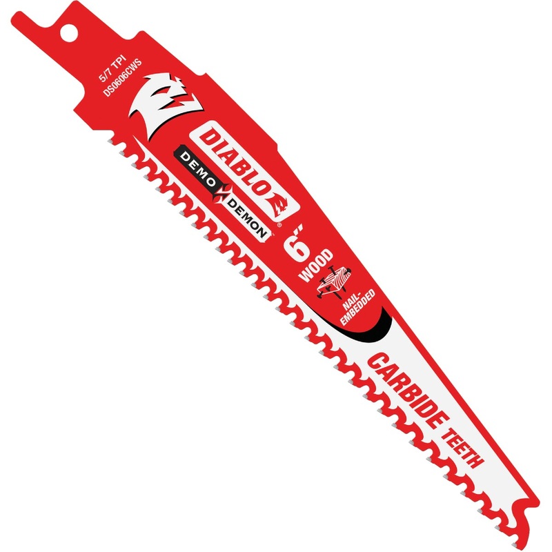 Diablo Demo Demon 6 In. 6 TPI Carbide Reciprocating Saw Blade