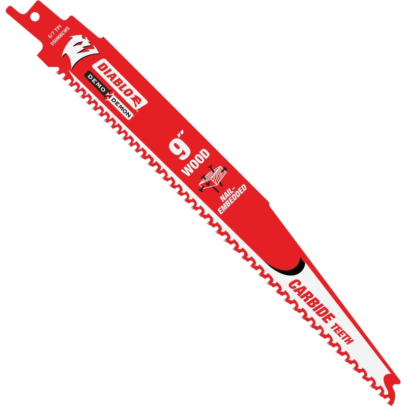 Diablo Demo Demon 9 In. 6 TPI Carbide Reciprocating Saw Blade