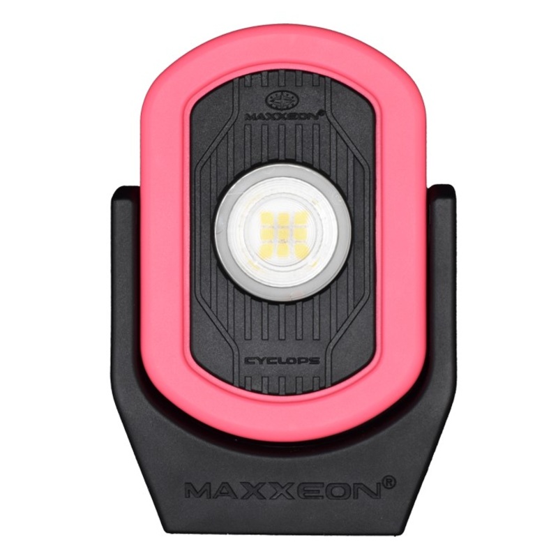 Pink WorkStar CYCLOPS LED with Battery Indicator, Tripod Socket