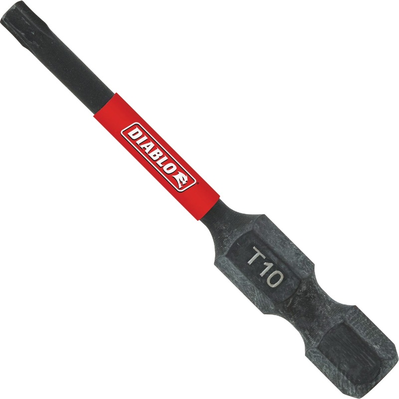 Diablo 2 In. T10 Torx Impact Screwdriver Bit