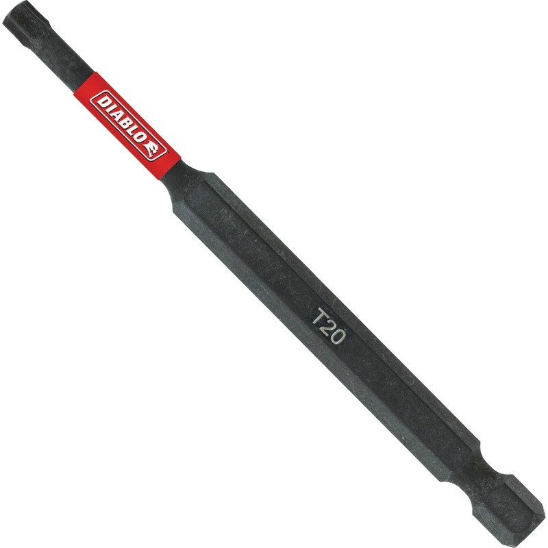 Diablo 3-1/2 In. T20 Torx Impact Screwdriver Bit