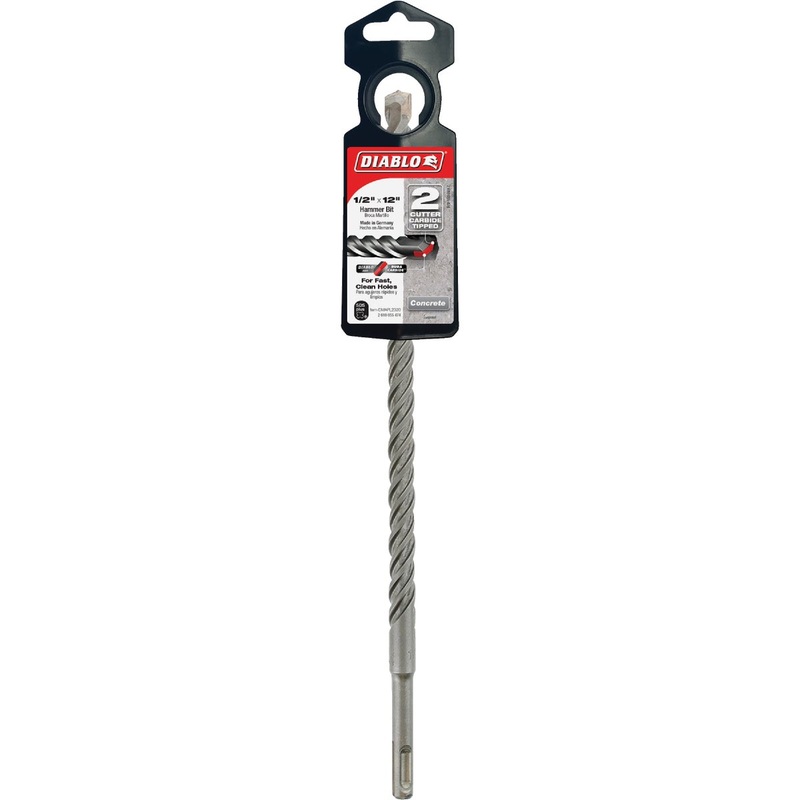 Diablo SDS-Plus 1/2 In. x 12 In. Carbide-Tipped Rotary Hammer Drill Bit