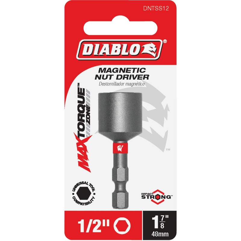 Diablo 1/2 In. x 2-9/16 In. Magnetic Impact Nutdriver