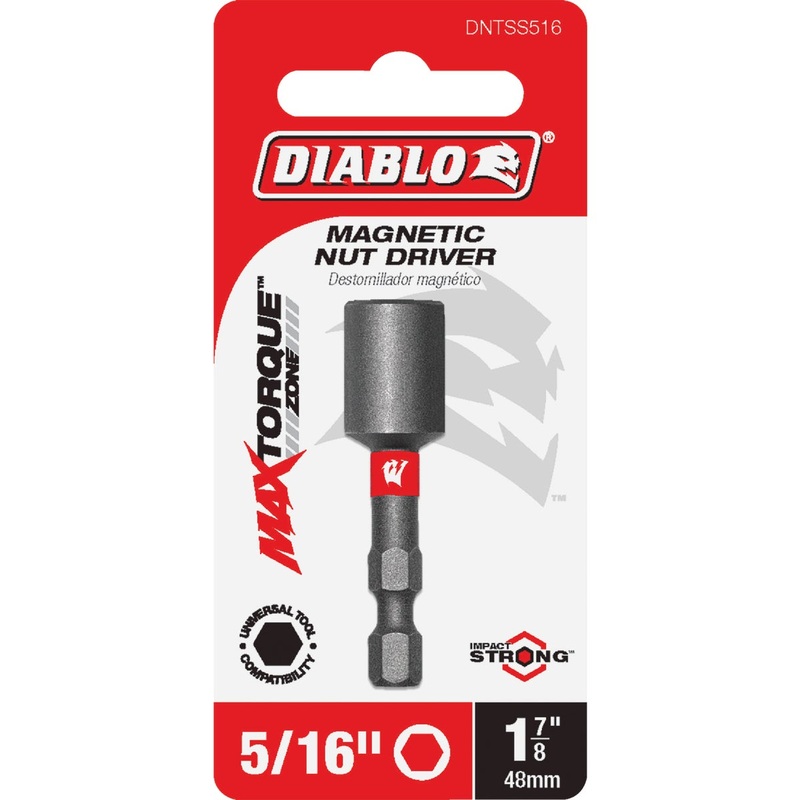 Diablo 5/16 In. x 1-7/8 In. Magnetic Impact Nutdriver