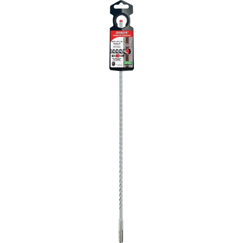 Diablo Rebar Demon 5/16 In. x 18 In. SDS-Plus Full Carbide Rotary Hammer Drill Bit