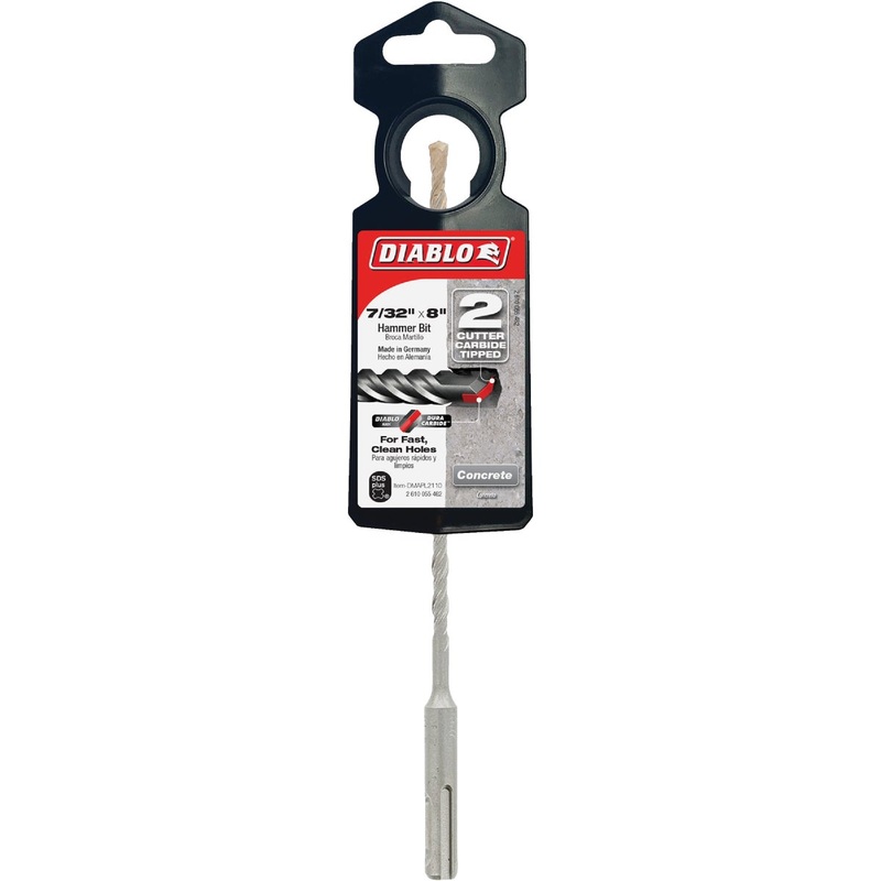 Diablo SDS-Plus 7/32 In. x 8 In. Carbide-Tipped Rotary Hammer Drill Bit