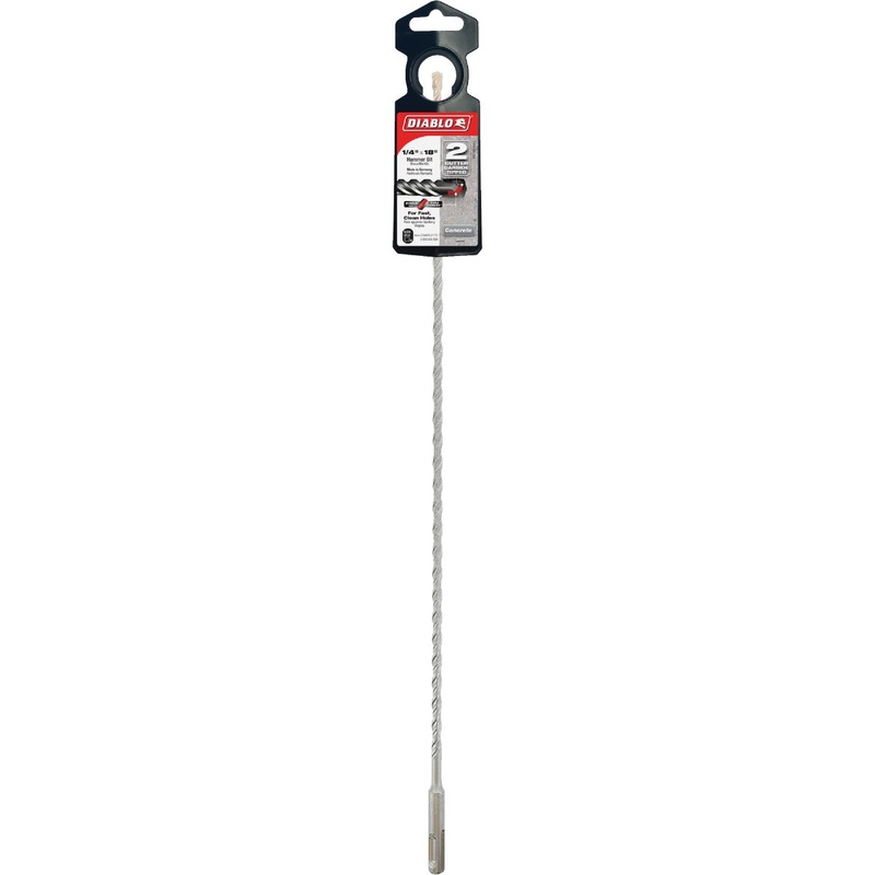 Diablo SDS-Plus 1/4 In. x 18 In. Carbide-Tipped Rotary Hammer Drill Bit