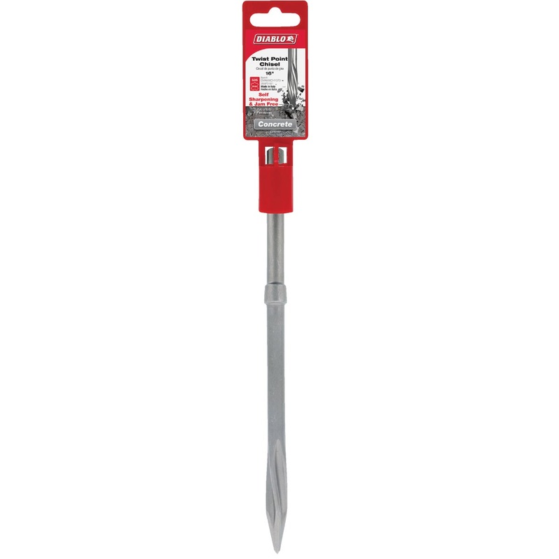 Diablo SDS-Max 1 In. x 16 In. Twist Point Chisel Bit