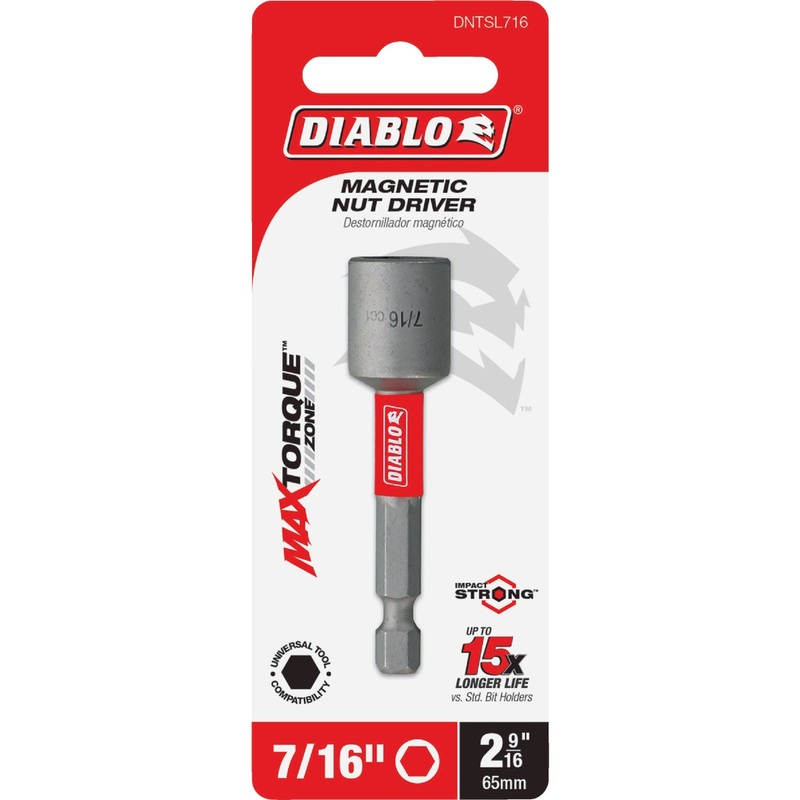 Diablo 7/16 In. x 2-9/16 In. Magnetic Impact Nutdriver