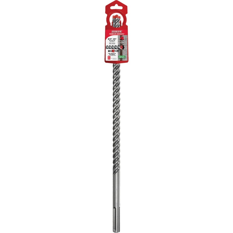 Diablo Rebar Demon 3/4 In. x 21 In. SDS-Max Full Carbide Rotary Hammer Drill Bit