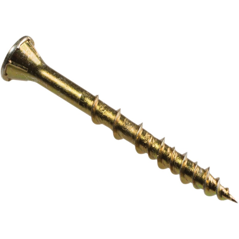 Simpson Strong-Tie Strong-Drive WSV Subfloor #9 x 1-3/4 In. T25 Yellow Zinc Collated Wood Screw (1000 Ct.)