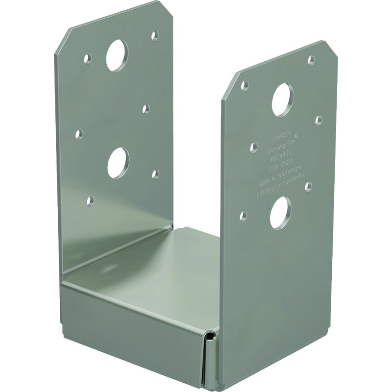 Simpson Strong-Tie Stainless Steel 4x4 Adjustable Post Base