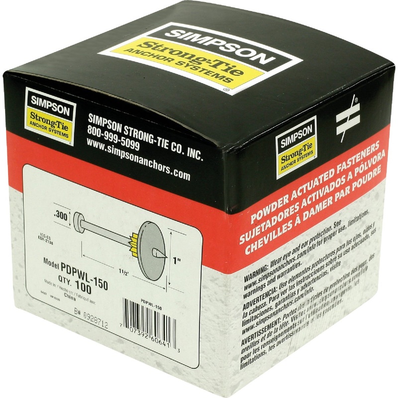 Simpson Strong-Tie 1-1/2 In. Fastening Pin with Washer (100-Pack)