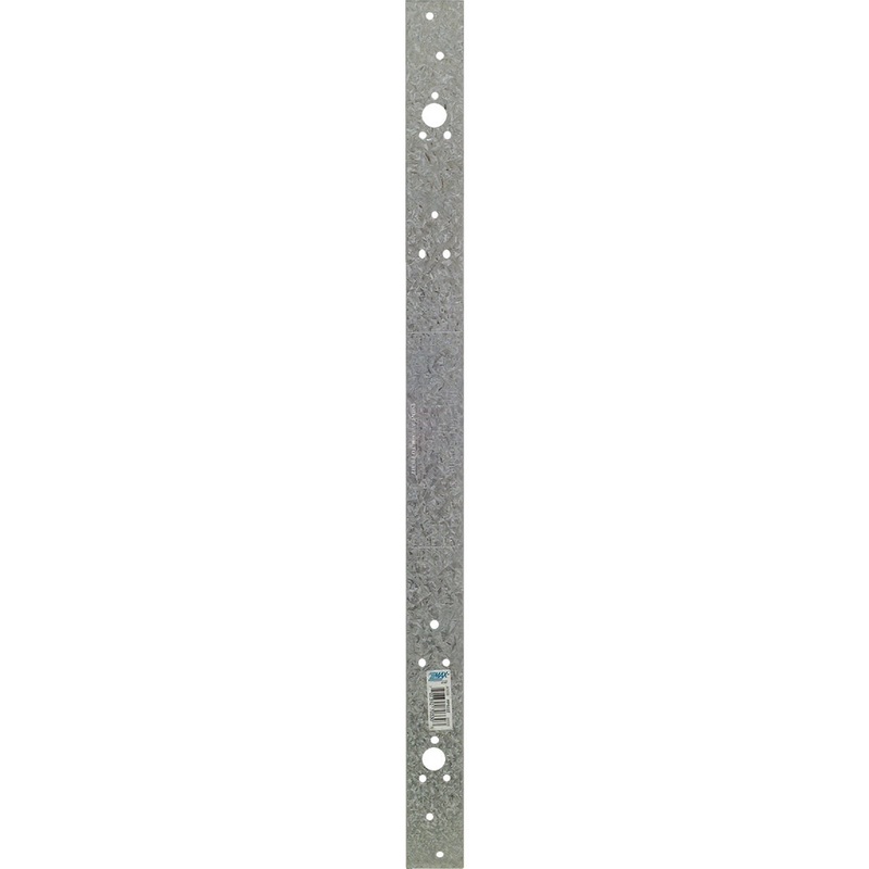 Simpson Strong-Tie 1-1/2 In. W x 22 In. L Steel 16 Gauge Retrofit Strap Tie