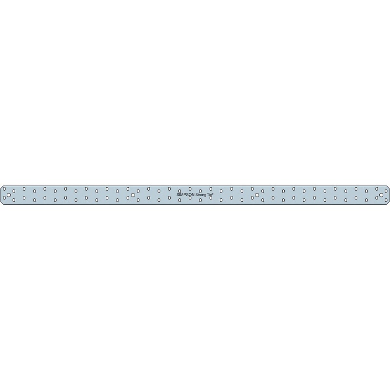 Simpson Strong-Tie 3 in. W. x 66 in. L. Steel 14 Gauge Strap Tie