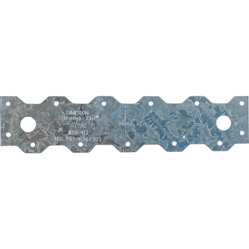 Simpson Strong-Tie 2-1/6 in. W. x 9-5/16 in. L Steel 20 Gauge Strap Tie