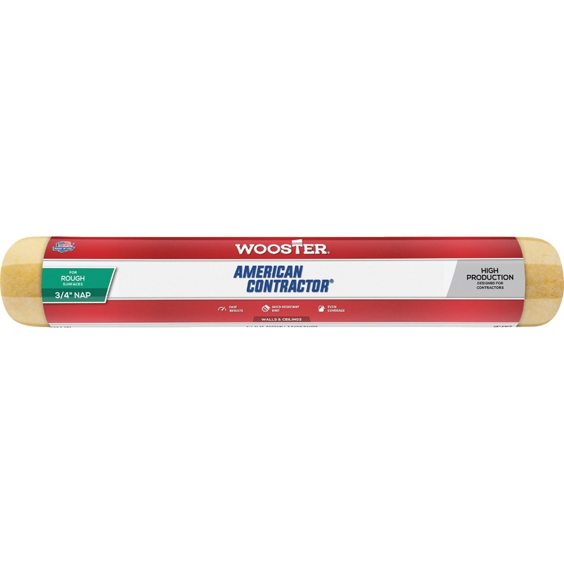 Wooster American Contractor 18 In. x 3/4 In. Knit Fabric Roller Cover