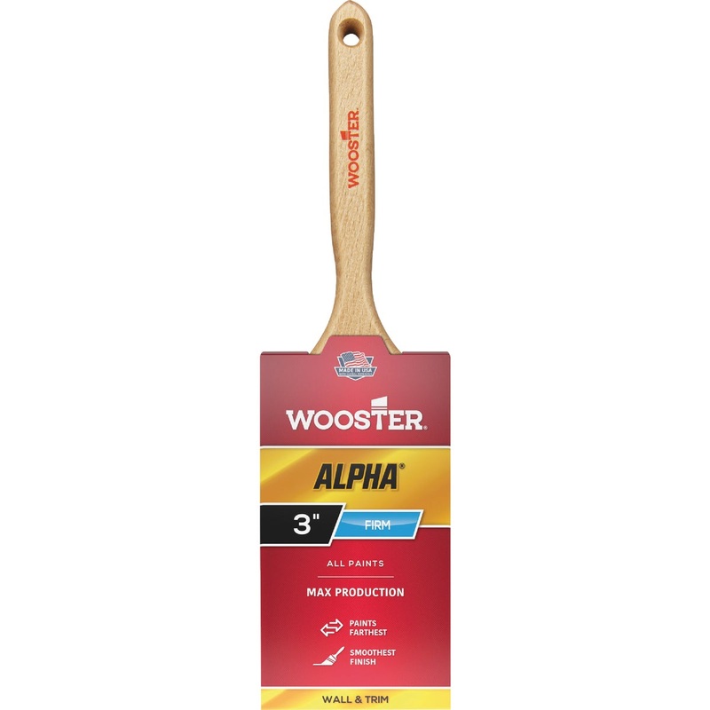 Wooster Alpha 3 In. Flat Paint Brush