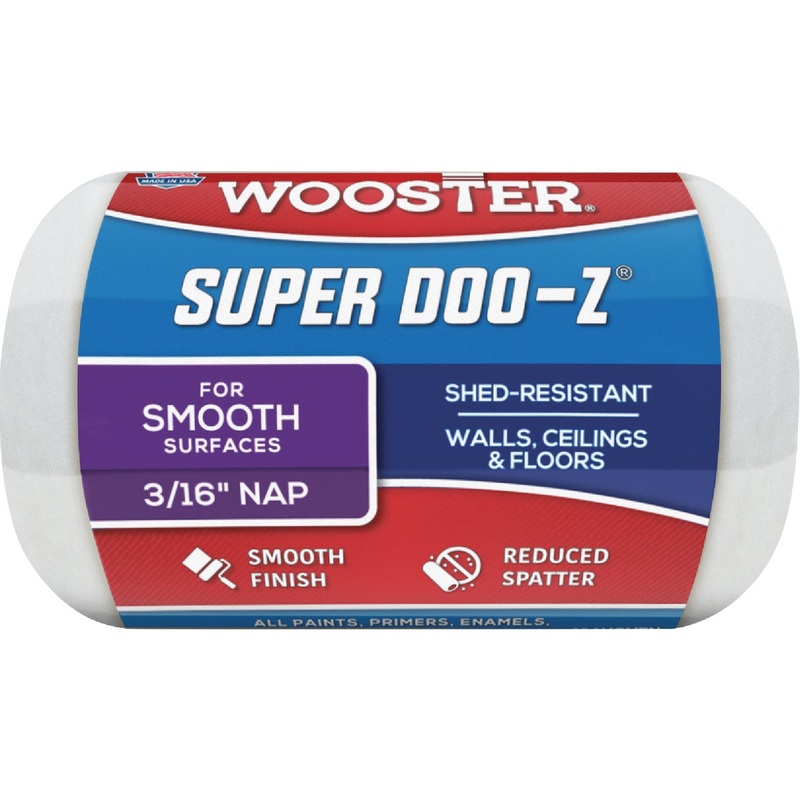 Wooster Super Doo-Z 4 In. x 3/16 In. Woven Fabric Roller Cover