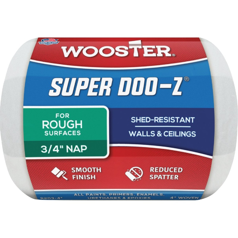 Wooster Super Doo-Z 4 In. x 3/4 In. Woven Fabric Roller Cover