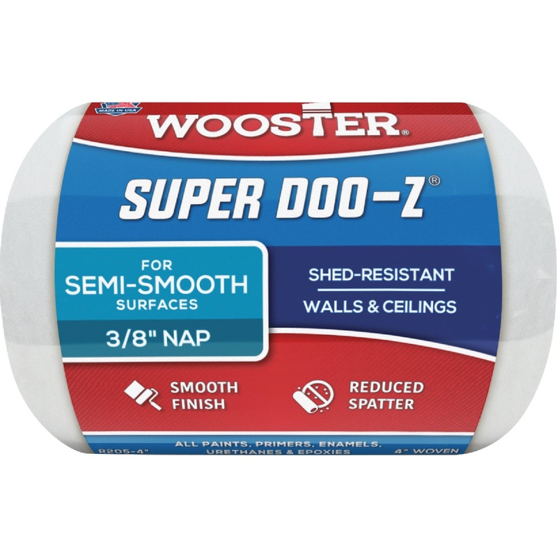Wooster Super Doo-Z 4 In. x 3/8 In. Woven Fabric Roller Cover