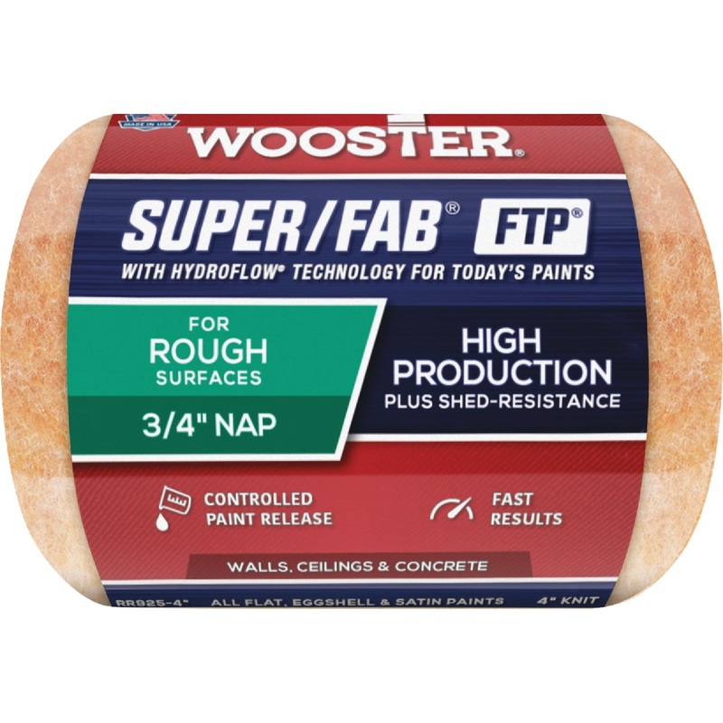 Wooster Super/Fab FTP 4 In. x 3/4 In. Knit Fabric Roller Cover