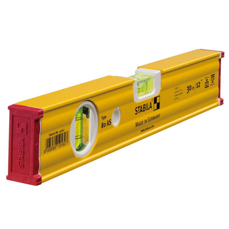 Stabila 12 Inch Type 80 AS Spirit Level Tool