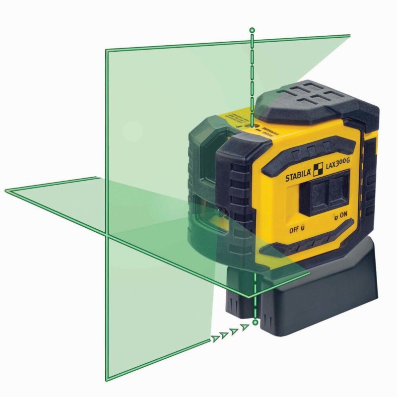 Stabila LAX 300 Green Laser Level Tool Set