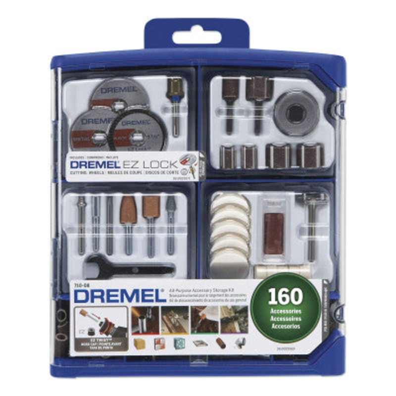 Bosch 710-08 Bosch Tool Corporation 71008 Dremel 160 Pc. All-Purpose Accessory Kits