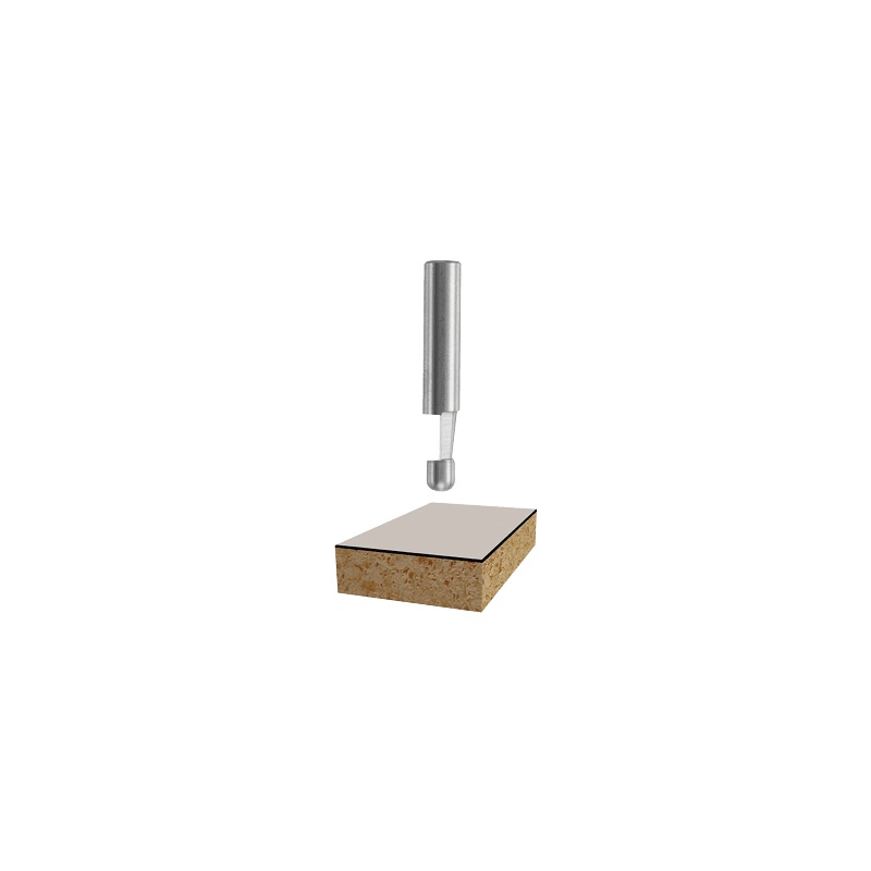 Bosch 85286 Bevel Trim Bit, 7-1/2, 1/4" Shk., S.C.