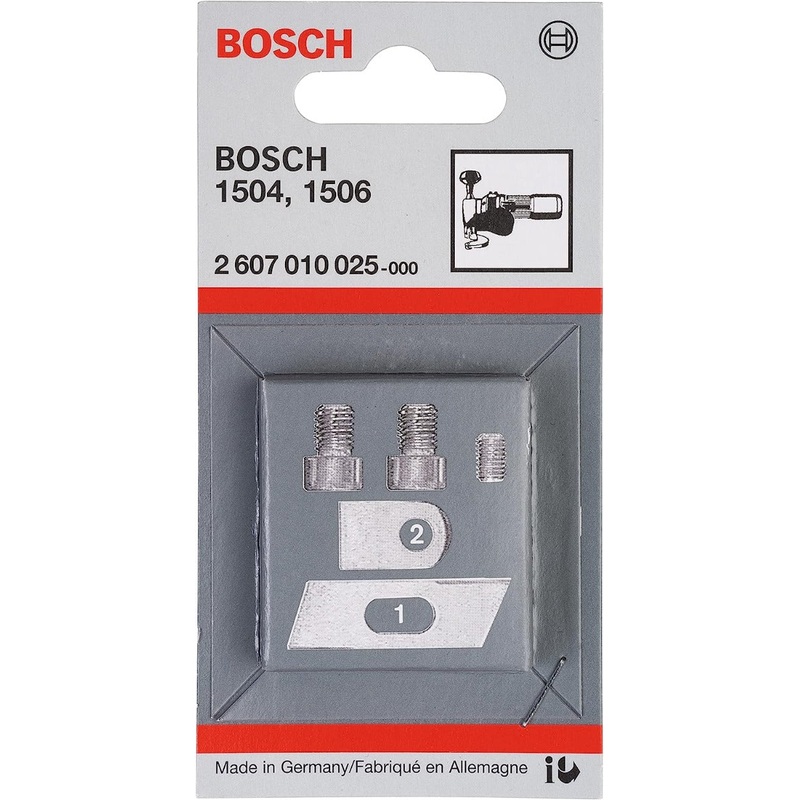 Bosch 2607010025 14 Gauge Shear Upper/Lower Blade Set - 1506