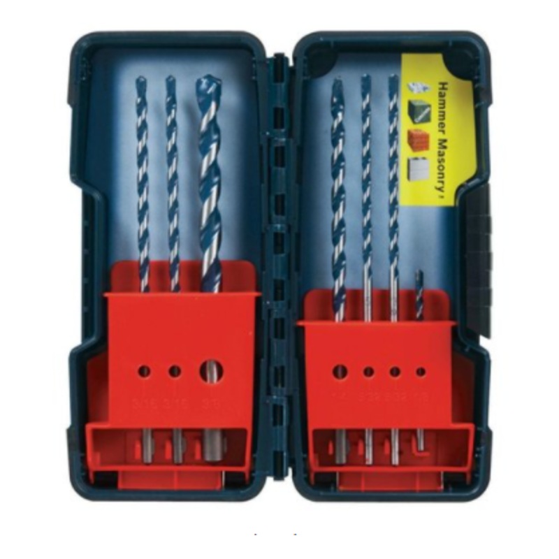 Bosch HCBG700T Blue Granite Turbo Hammer Drill Bit Set 7Pc