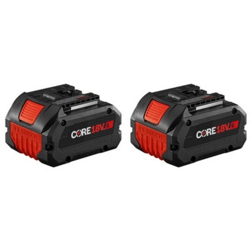 Bosch GBA18V60-2PK CORE18V 6 Ah High Power Battery, 2-Pack
