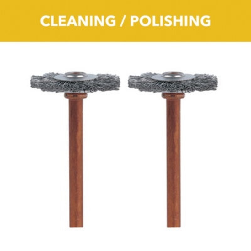 Bosch 530-02 3/4" Stainless Steel Brushes (2PK)