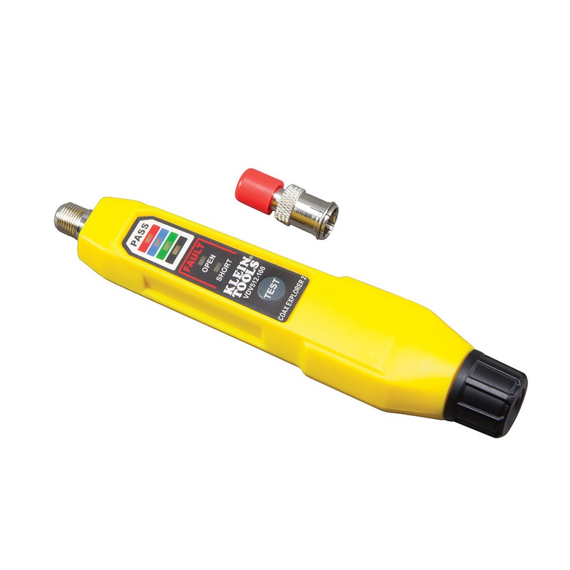 Klein Tools VDV512-100 Cable Tester, Coax Explorer 2 Tester with Batteries and Red Remote