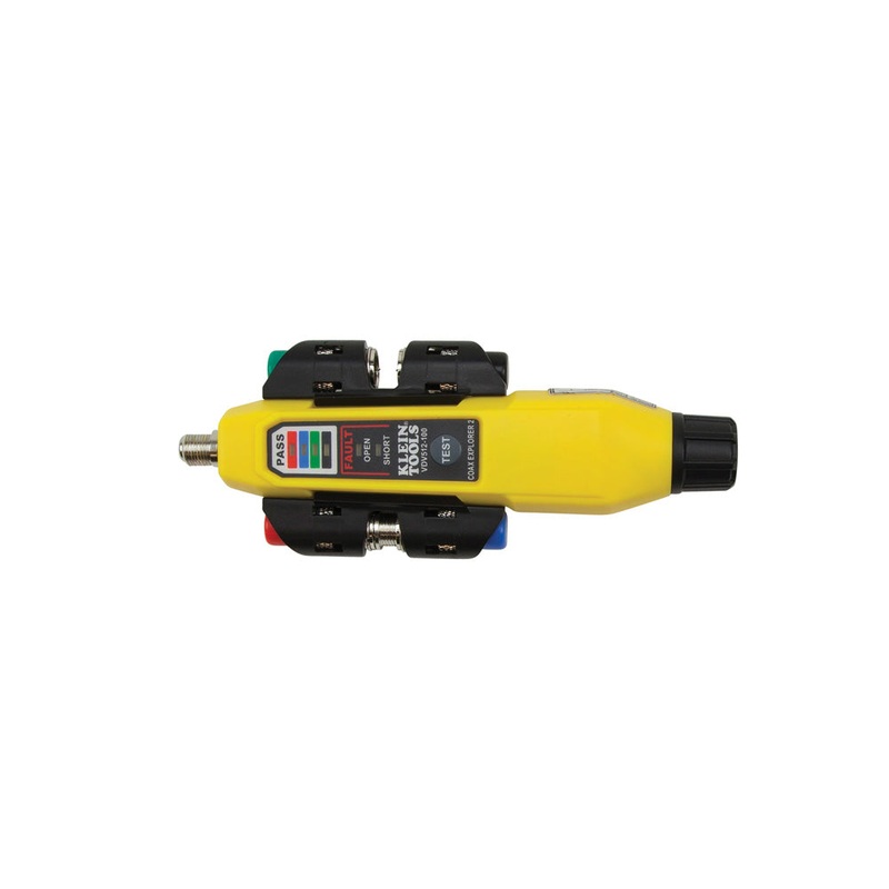 Klein Tools VDV512-101 Cable Tester, Coax Explorer 2 Tester with Remote Kit