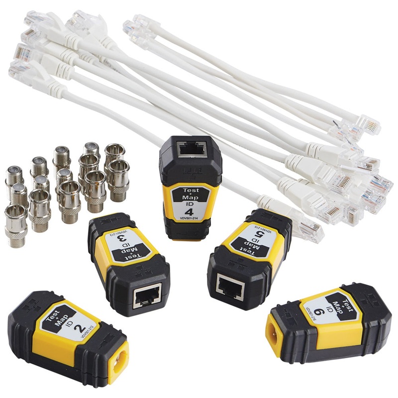 Klein Tools VDV770-850 Test + Map Remotes (#2 - #6) Upgrade Kit For Scout Pro 3 Tester