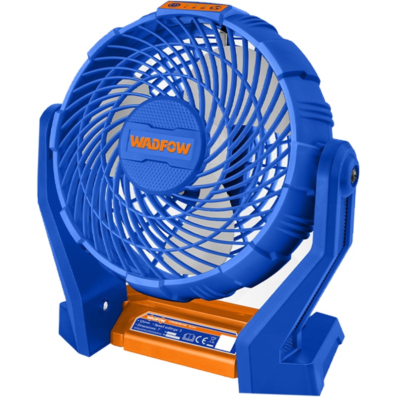 Wadfow WLF1507 Li-Ion Cordless Fan 12V