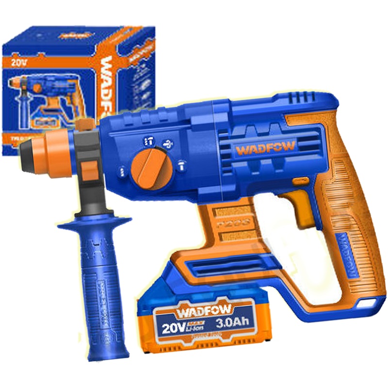 Wadfow WLM1522 Li-Ion Rotary Hammer 3.0AH 20V