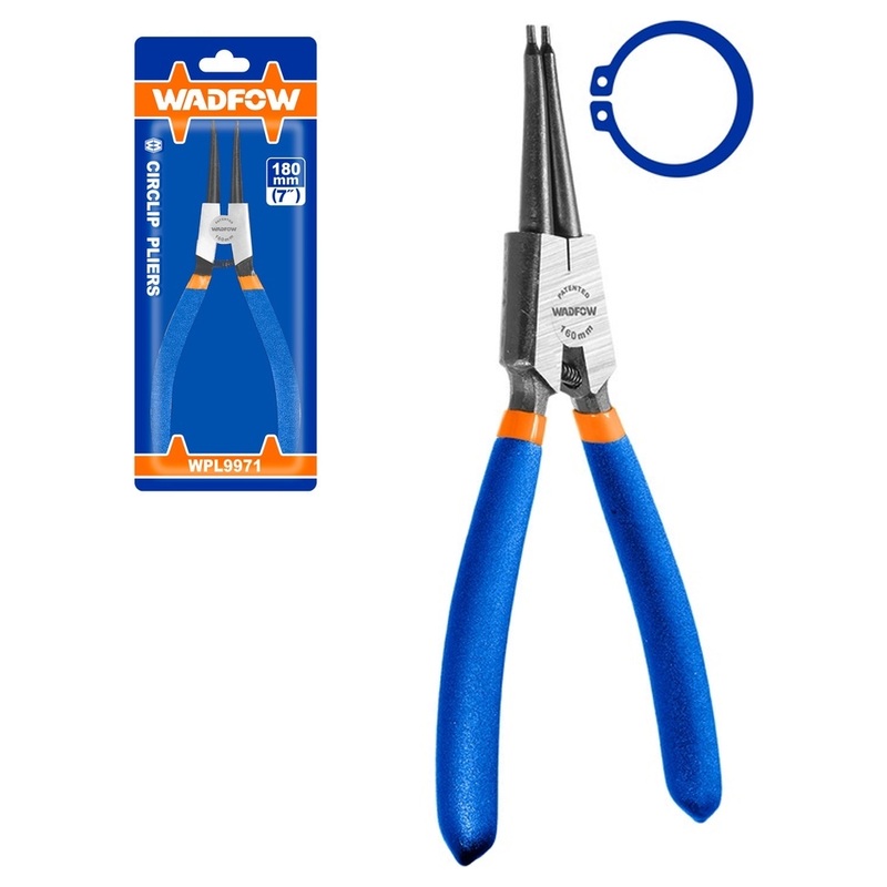 Wadfow WPL9971 Straight Circlip Pliers 7"(External)