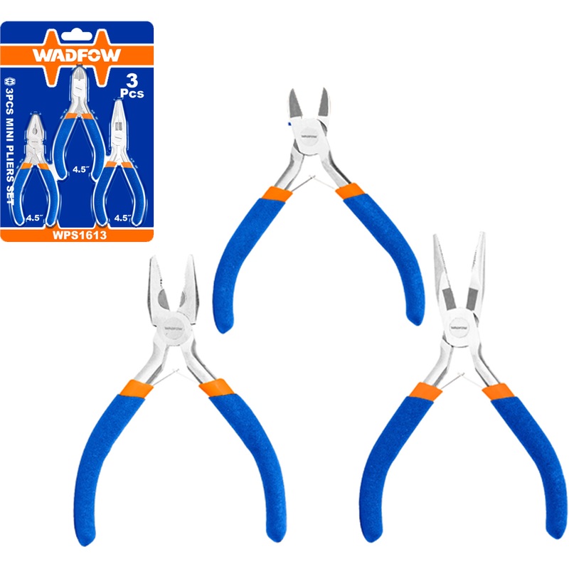 Wadfow WPS1613 Mini Pliers 3Pcs Set