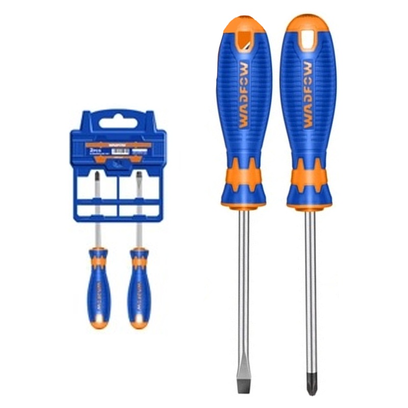 Wadfow WSS1302 Screwdriver CR-V 2Pcs Set